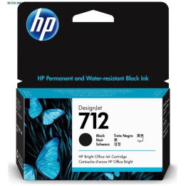 Cartouche d'encre DesignJet HP 712, noir, 80 ml